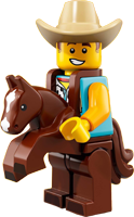 Cowboy Costume Guy ~ Series 18 Minifigures